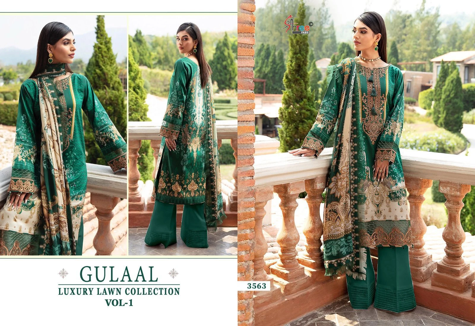 GULAAL LUXURY LAWN COLLECTION VOL-01